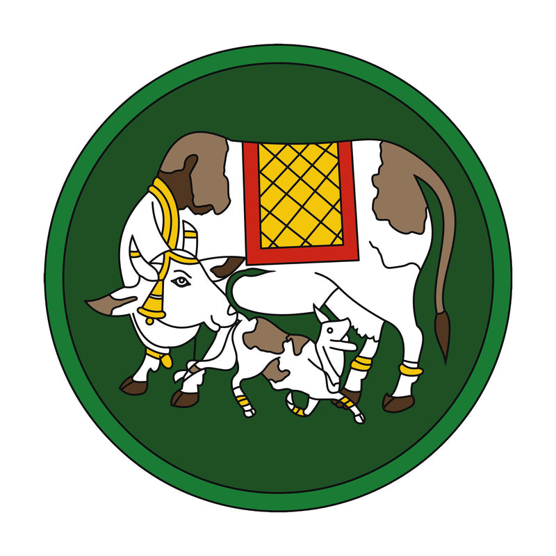 MDF Pre Marked Round Cow and Calf