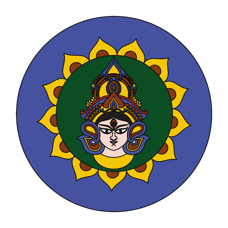 MDF Pre Marked Round Durgamaa