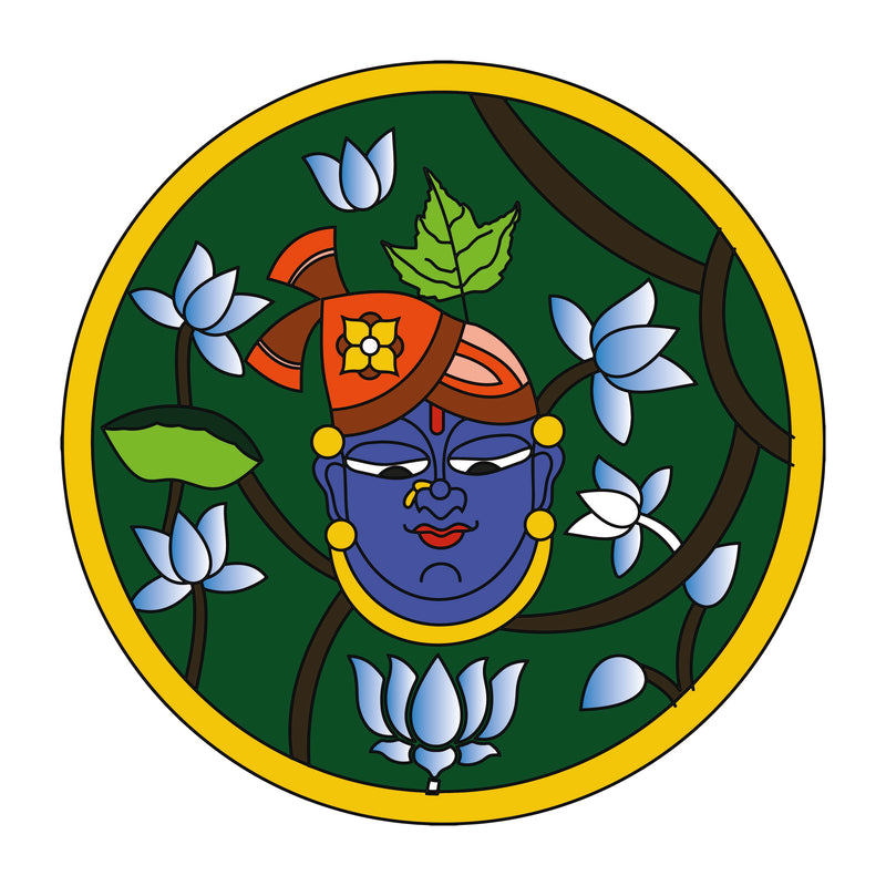 MDF Pre Marked Shree Nathji Round