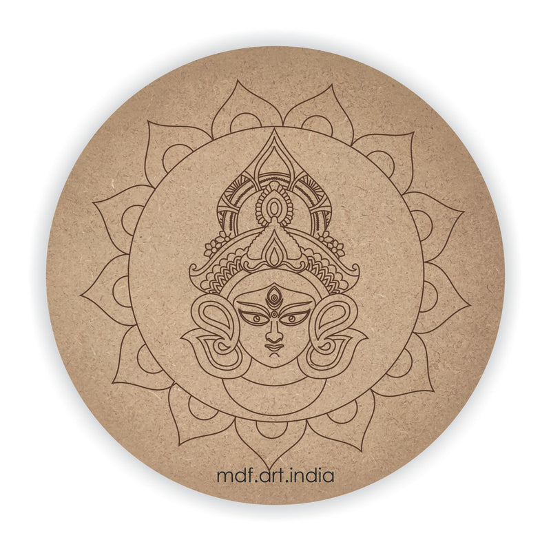 MDF Pre Marked Round Durgamaa