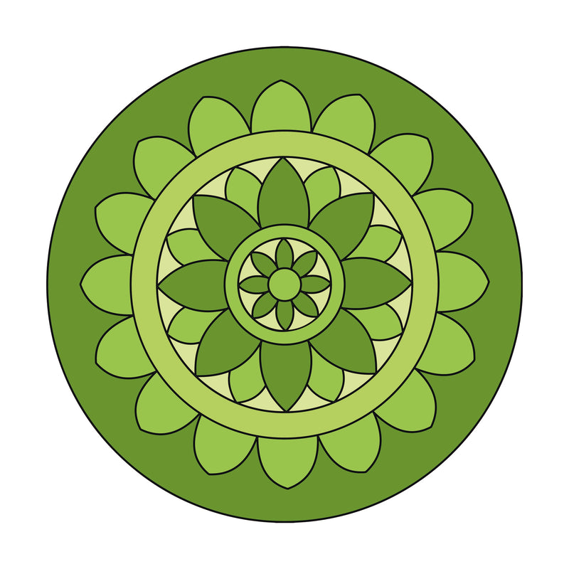 MDF Pre Marked Round Mandala