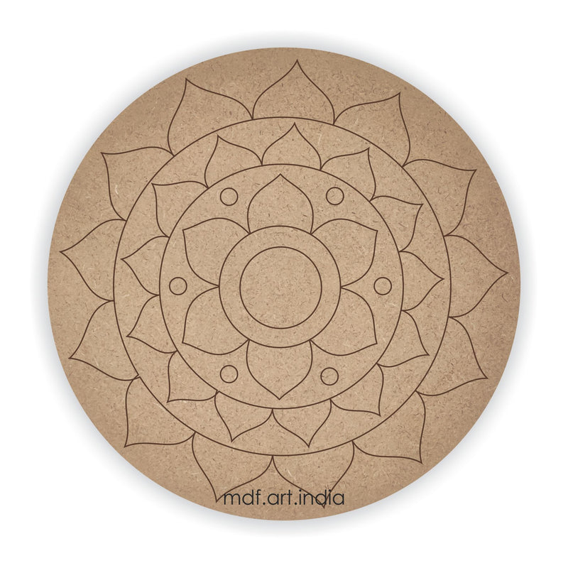 MDF Pre Marked Mandala