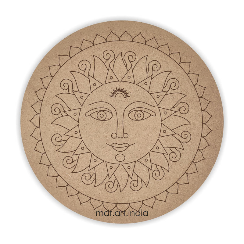 MDF Pre Marked Round Suryadev