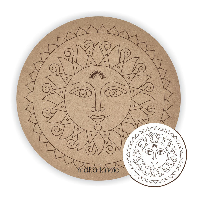 MDF Pre Marked Round Suryadev