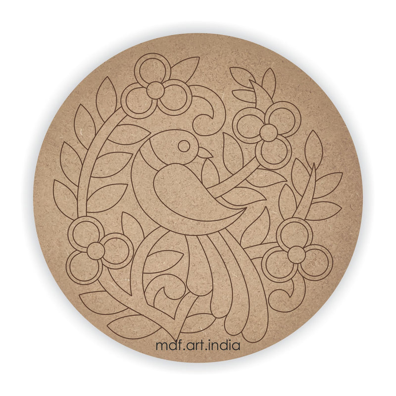 MDF Pre Marked Perrot Round