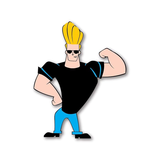 GiXi Artisto Johnny Bravo Wooden Fridge Magnet