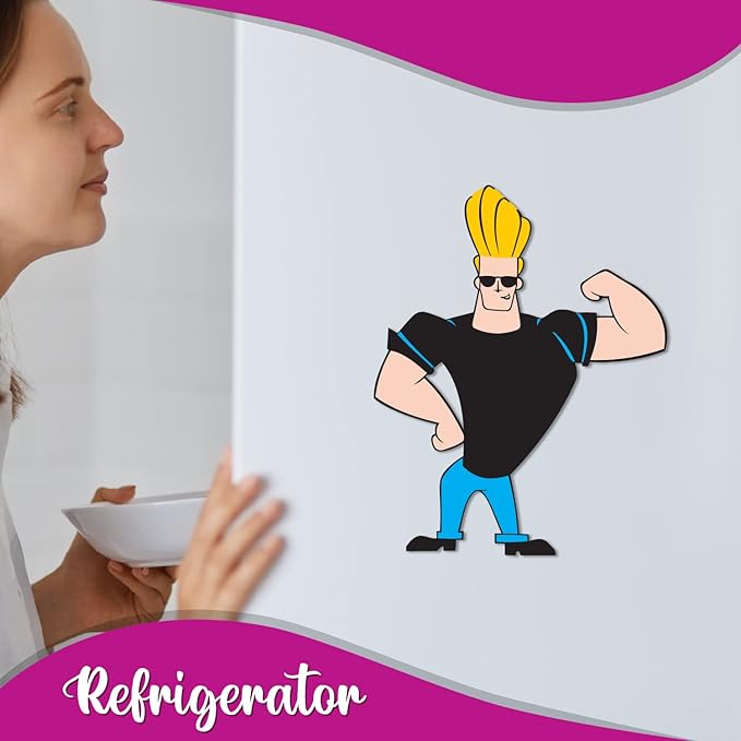 GiXi Artisto Johnny Bravo Wooden Fridge Magnet
