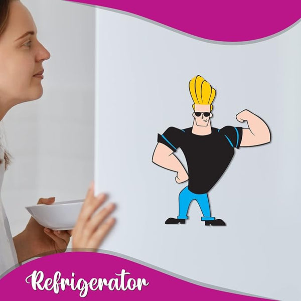 GiXi Artisto Johnny Bravo Wooden Fridge Magnet