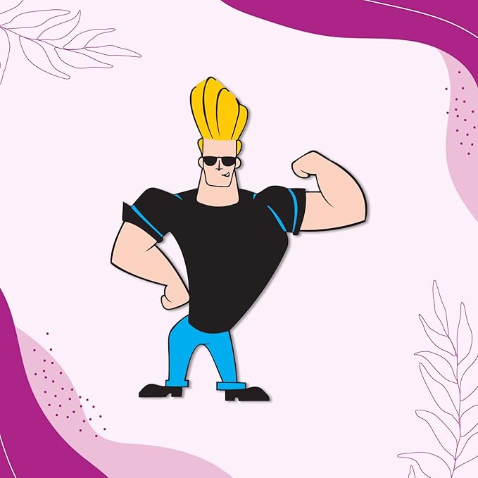 GiXi Artisto Johnny Bravo Wooden Fridge Magnet