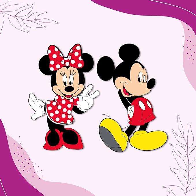 GiXi Artisto Mickey and Minnie Wooden Fridge Magnet