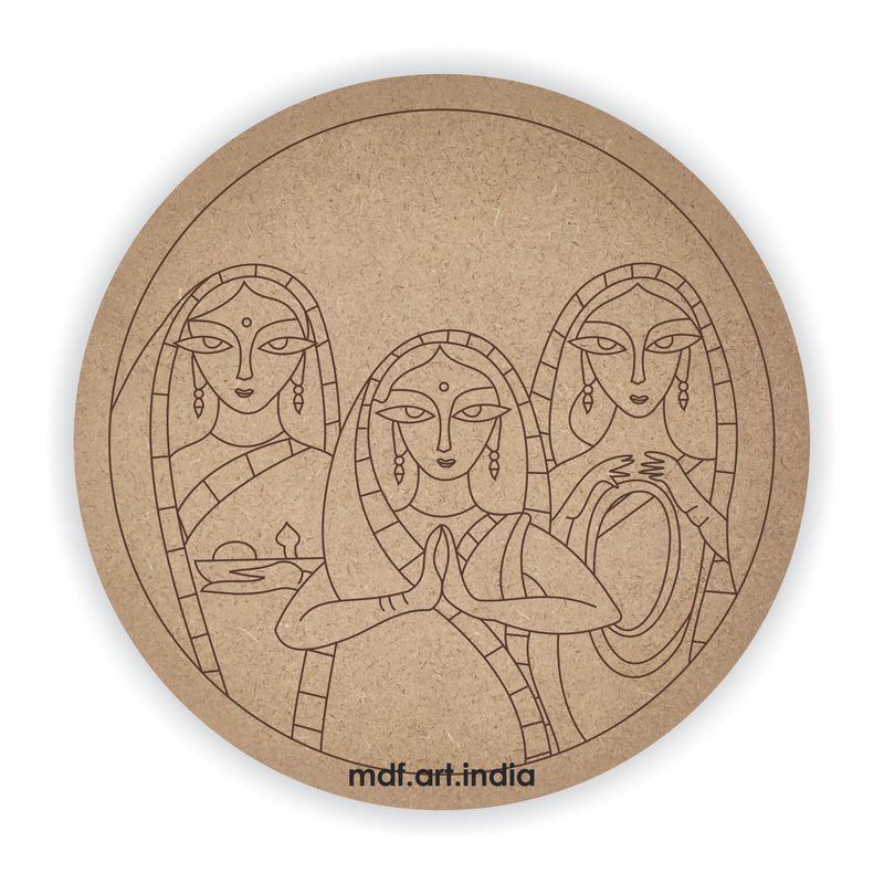 Pre Marked Round Namaste