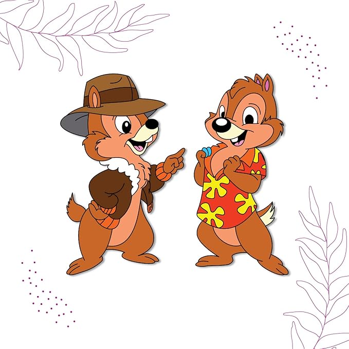 GiXi Artisto Chip and Dale Wooden Fridge Magnet