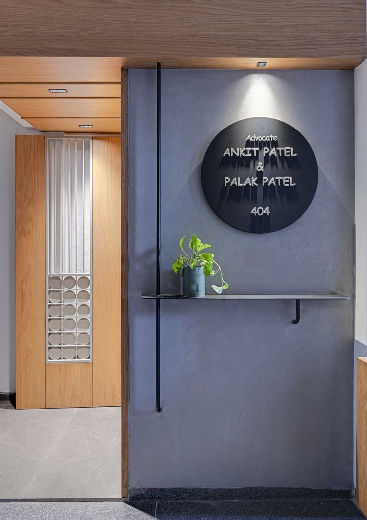 Custom Circular Acrylic House Name Plate with 3D Letters 1ft x 1ft