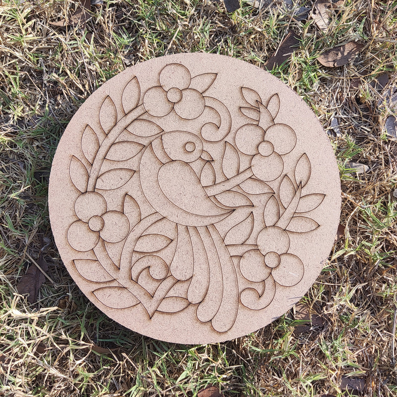 MDF Pre Marked Perrot Round