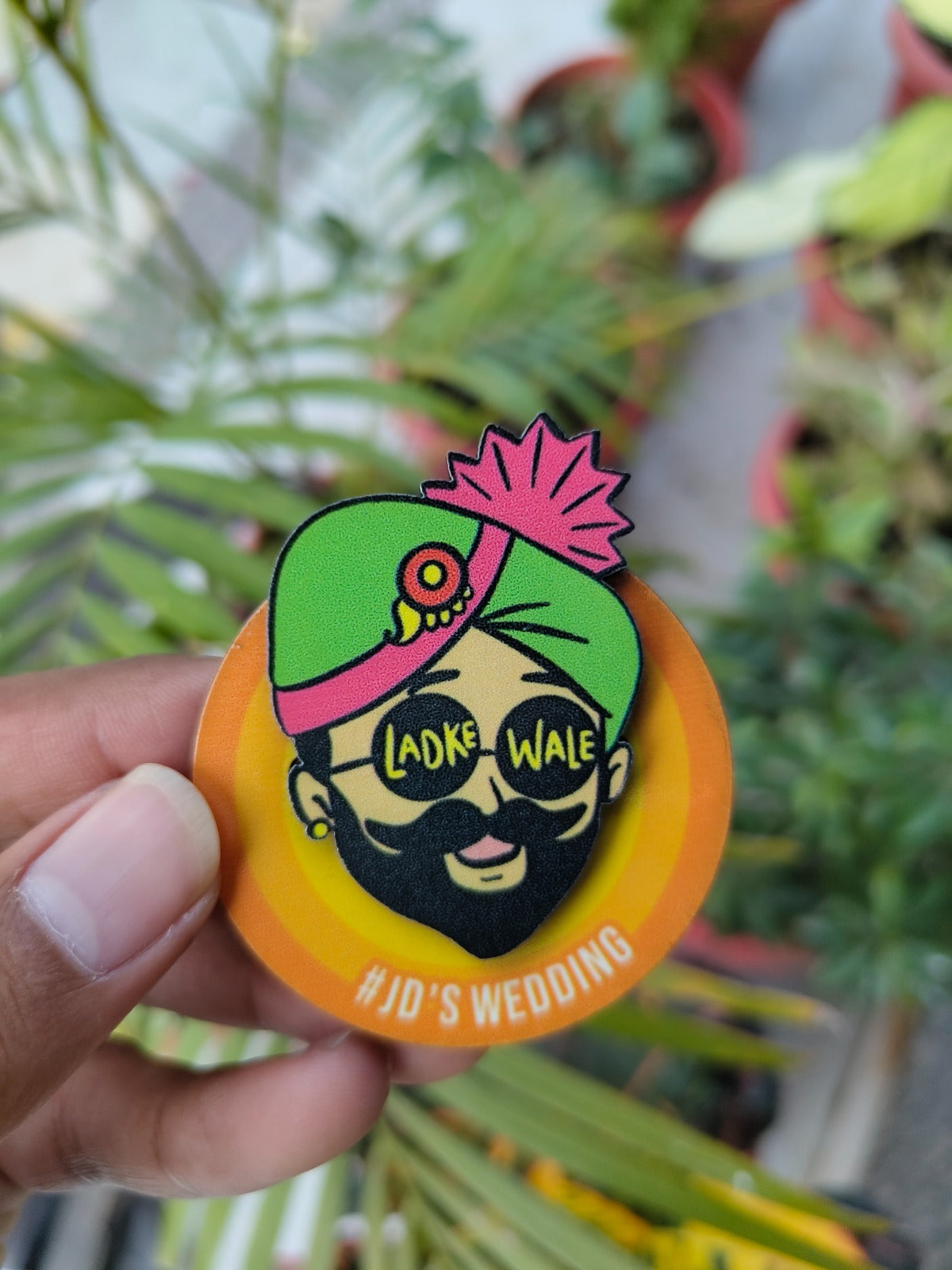 Ladke Wale Wedding Badges