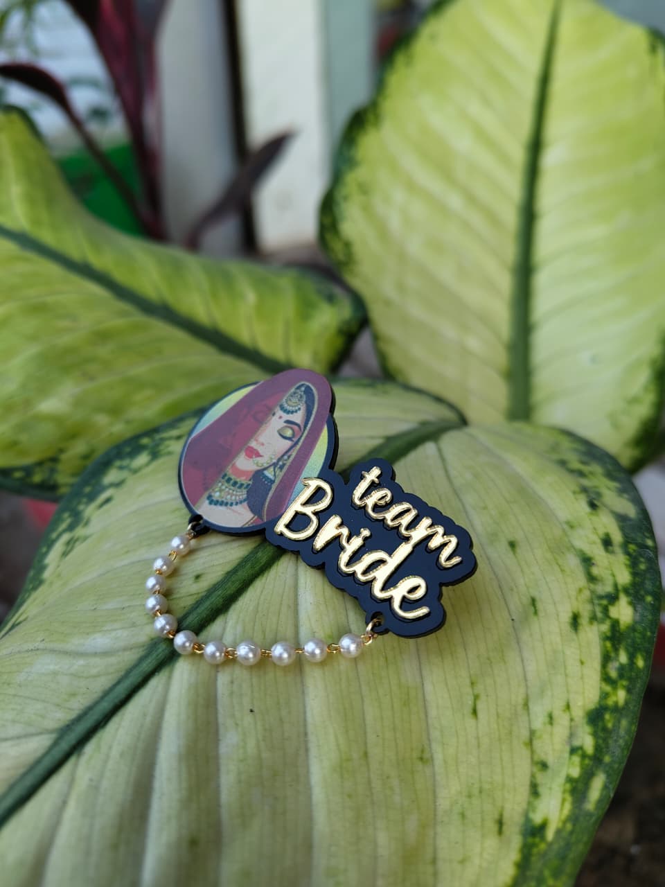 Team Bride Wedding Badges
