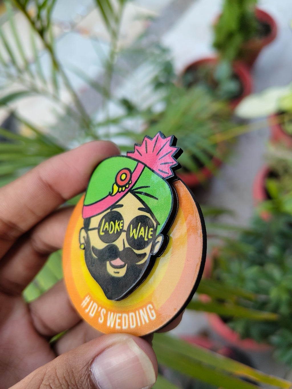 Ladke Wale Wedding Badges