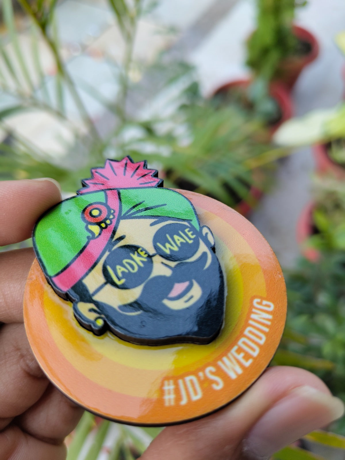 Ladke Wale Wedding Badges