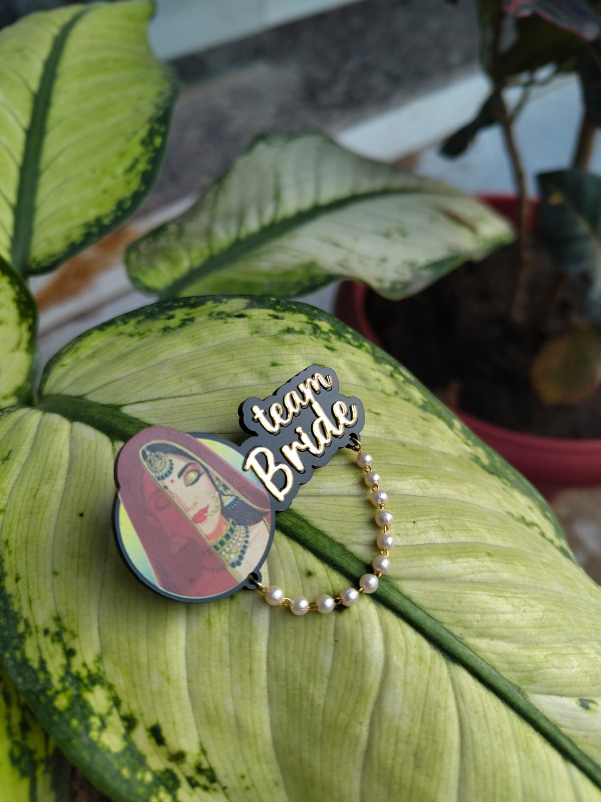 Team Bride Wedding Badges