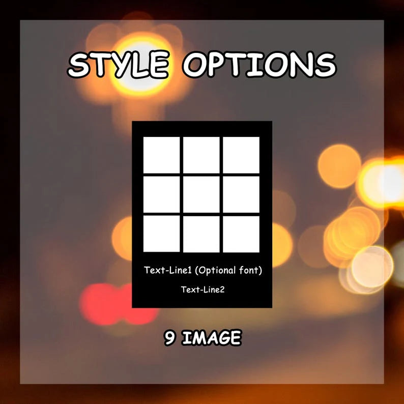 Personalized Photo Collage Acrylic Night Light | Custom Engraved LED Lamp for Anniversary & Couple Gift