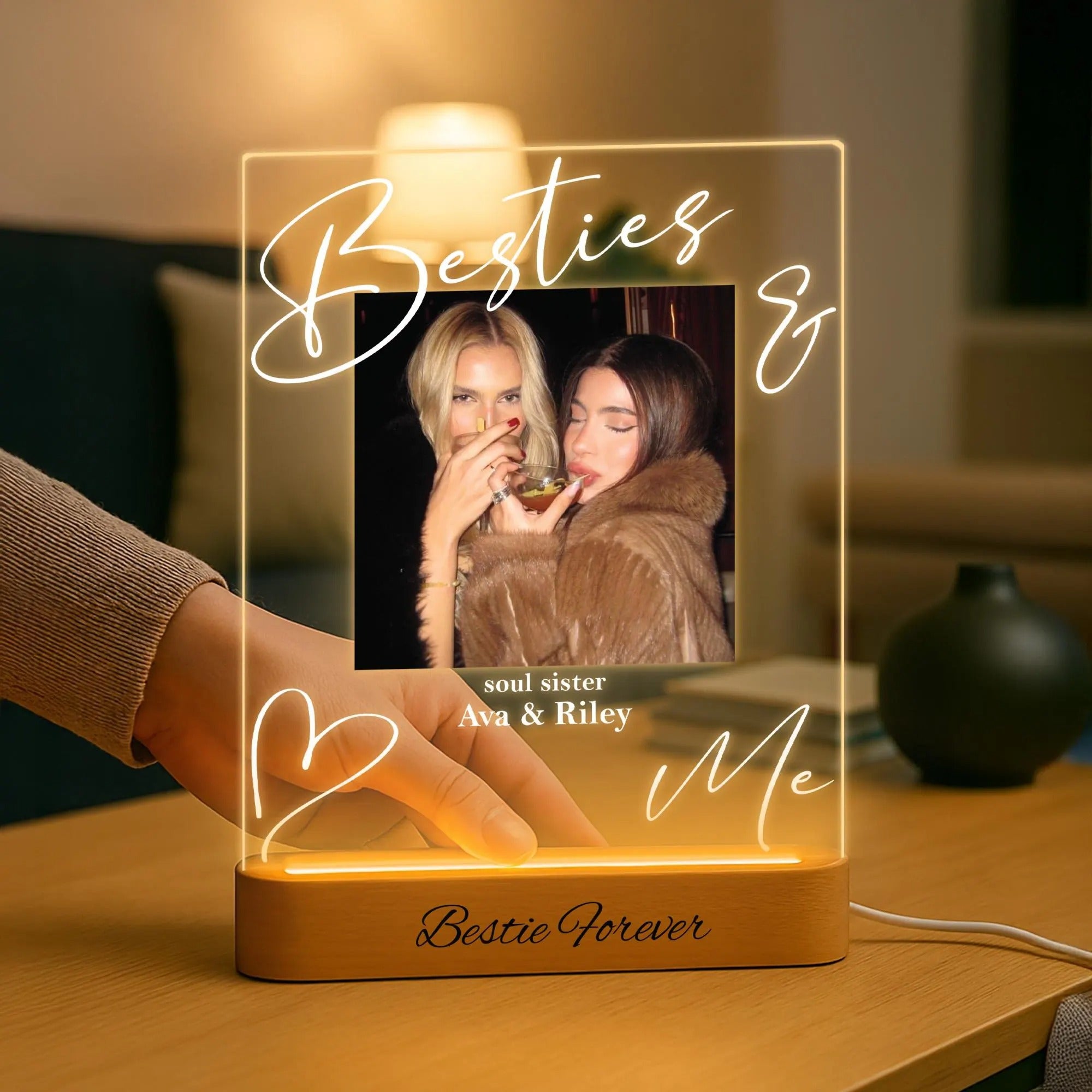 Personalized Photo LED Night Light